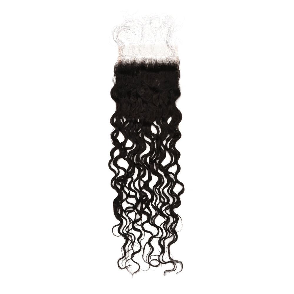 5×5 Burmese Curl HD Swiss Lace Closure Virgin Human Hair