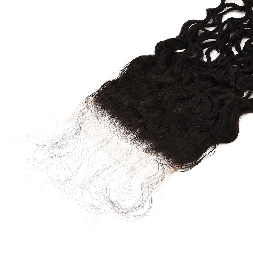 5×5 Burmese Curl HD Swiss Lace Closure Virgin Human Hair