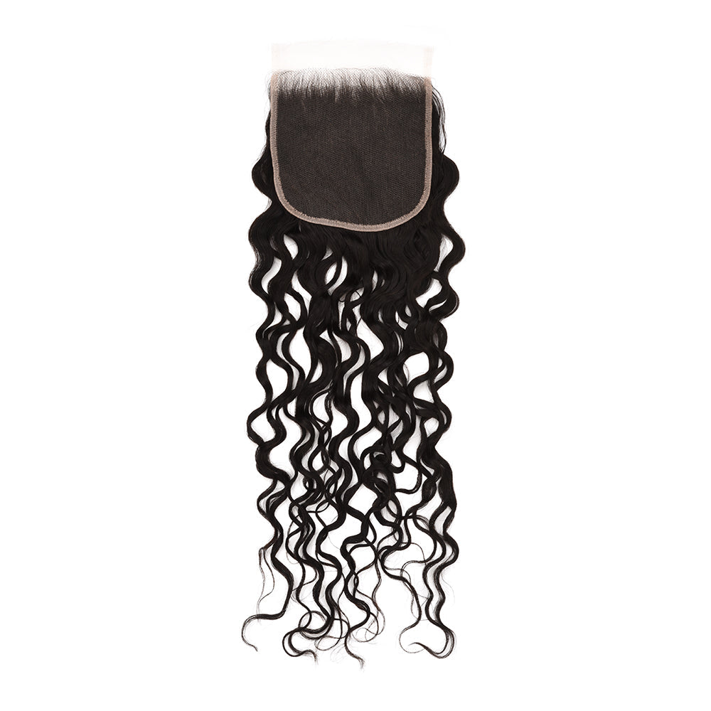 5×5 Burmese Curl HD Swiss Lace Closure Virgin Human Hair