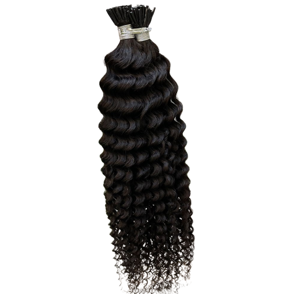 Loose Deep Wave Human Hair i Tip Microlinks Bulk Braiding Human Hair B