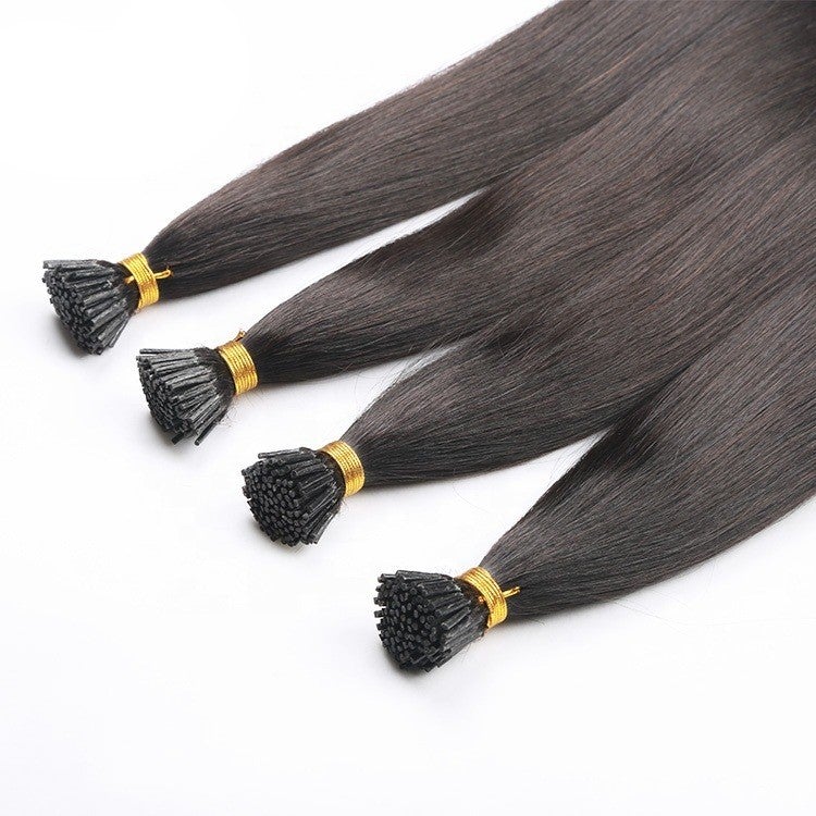 Brazilian Straight Human Hair I Tip Microlinks Bulk Braiding Human Hai