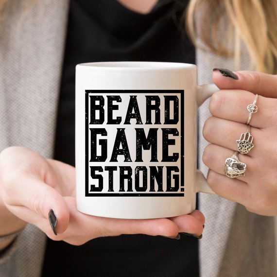 Beard Game Strong Mug, Fathers Day Gift, Beard