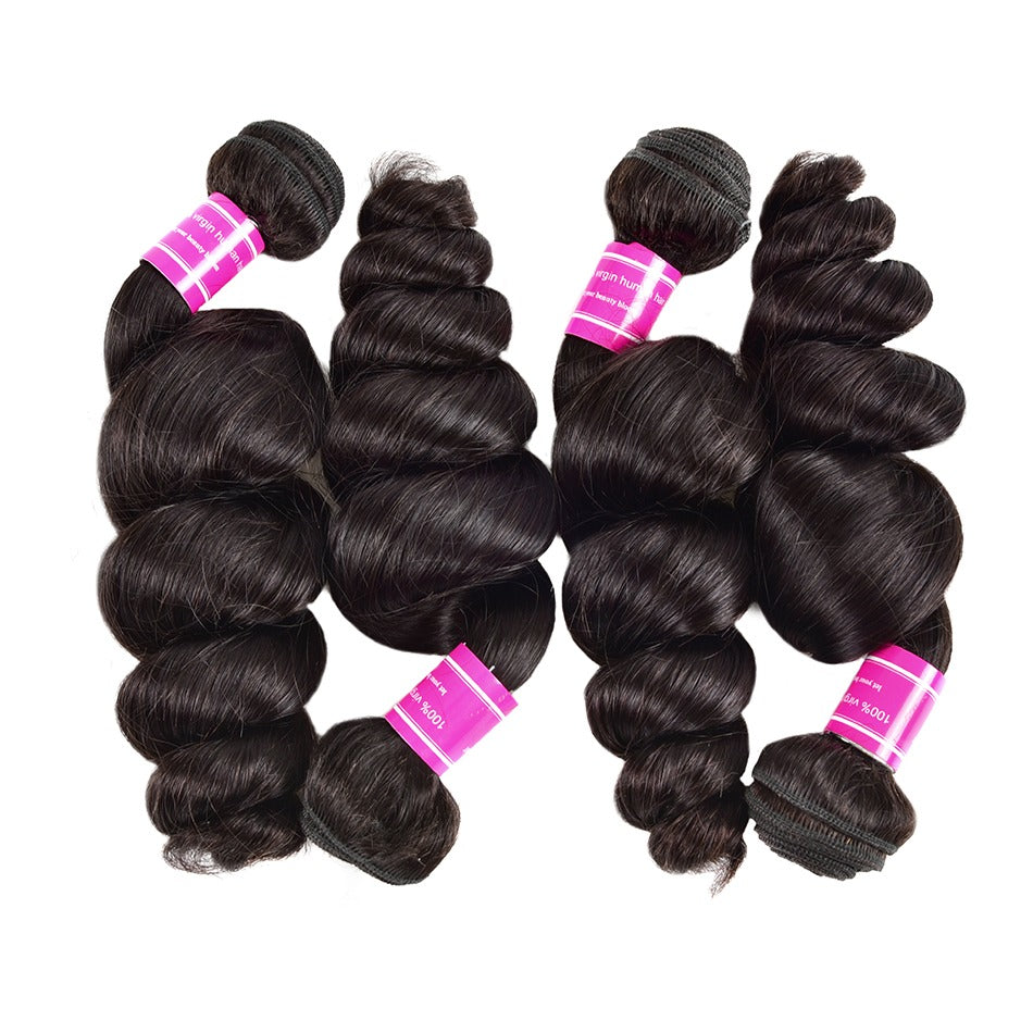 Wholesale Brazilian Loose Wave 5/6/10/12 Bundles 10A Grade Human Hair